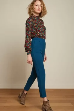 King Louie Broeken<Roisin Pants Milano Uni Sailor Blue