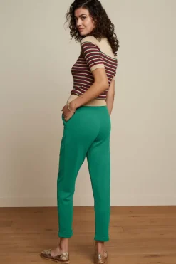 King Louie Broeken<Roisin Pants Milano Uni Mid Green