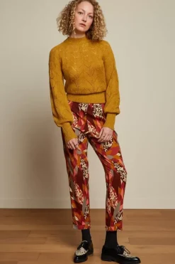 King Louie Broeken<Roisin Pants Temple Mineral Red