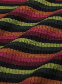King Louie Jurken<Rollneck Dress Jardin Stripe Black