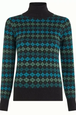 King Louie Truien<Rollneck Top Clover Lapis Blue