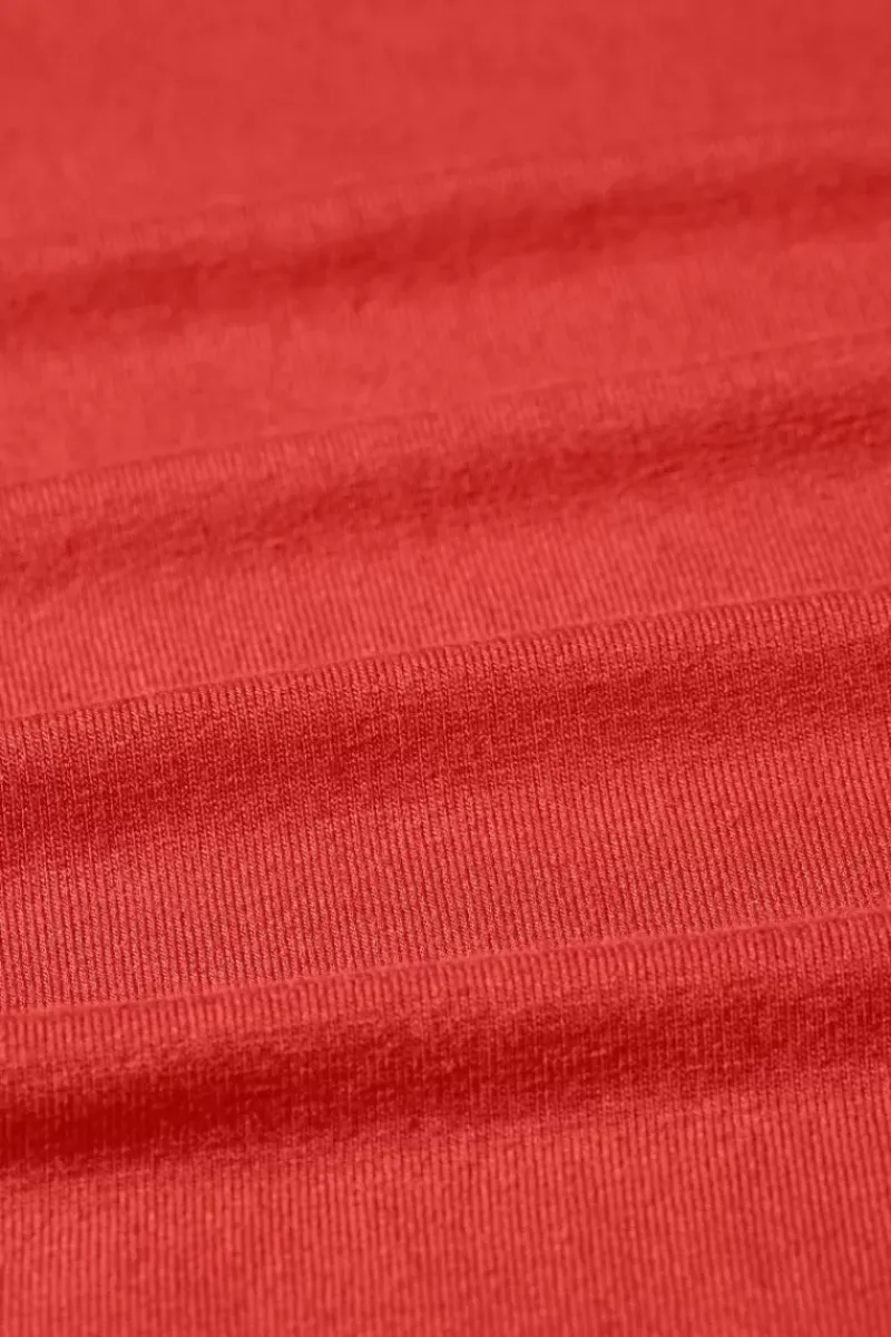 King Louie Tops & Shirts<Rollneck Top Ecovero Light Poppy Red