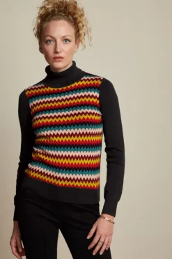 King Louie Truien<Rollneck Top Veneto Black