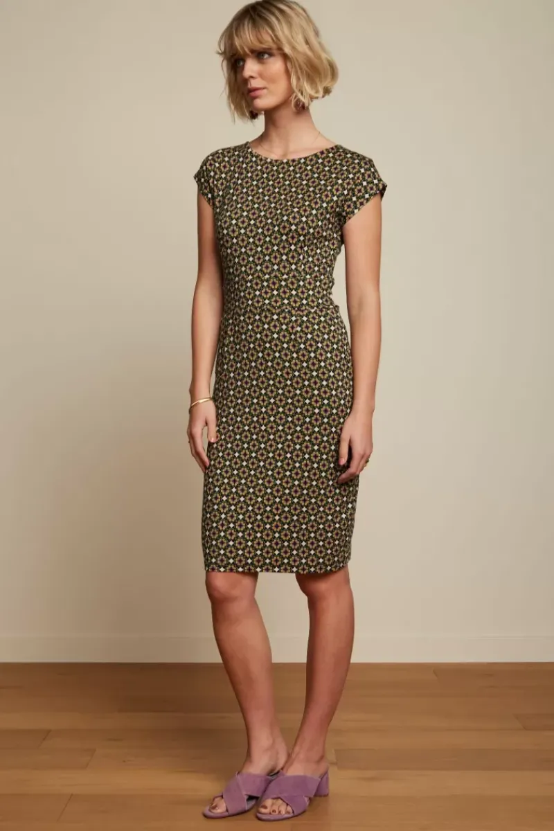 King Louie Jurken<Rose Dress Tortola Jade Green