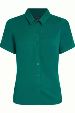King Louie Blouses<Rosie Blouse Burla Eden Green