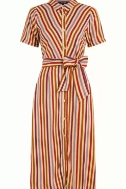 King Louie Jurken<Rosie Dress Cassava Stripe Marzipan
