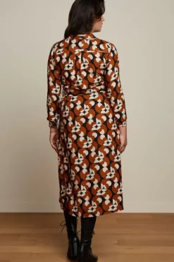 King Louie Jurken<Rosie Midi Dress Bassline Black