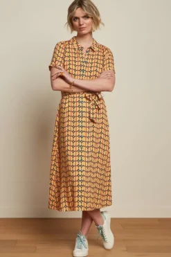 King Louie Jurken<Rosie Midi Dress Funky Lapis Blue
