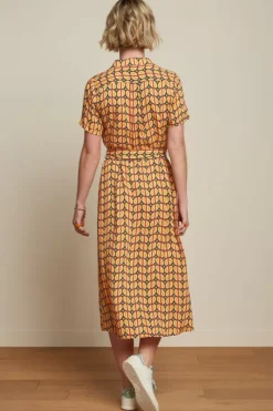 King Louie Jurken<Rosie Midi Dress Funky Lapis Blue