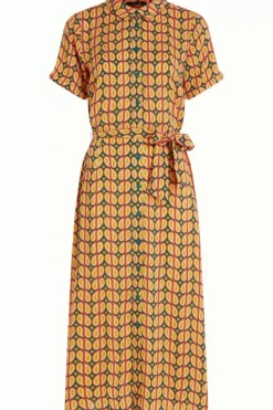King Louie Jurken<Rosie Midi Dress Funky Lapis Blue