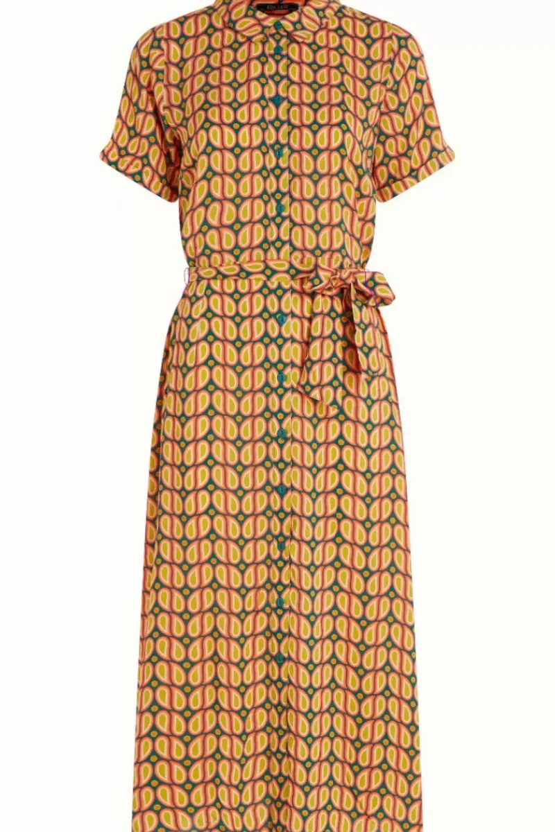 King Louie Jurken<Rosie Midi Dress Funky Lapis Blue