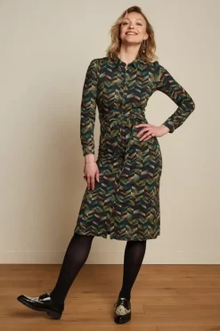 King Louie Jurken<Rosie Slim Fit Dress Swag Black