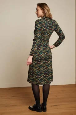 King Louie Jurken<Rosie Slim Fit Dress Swag Black