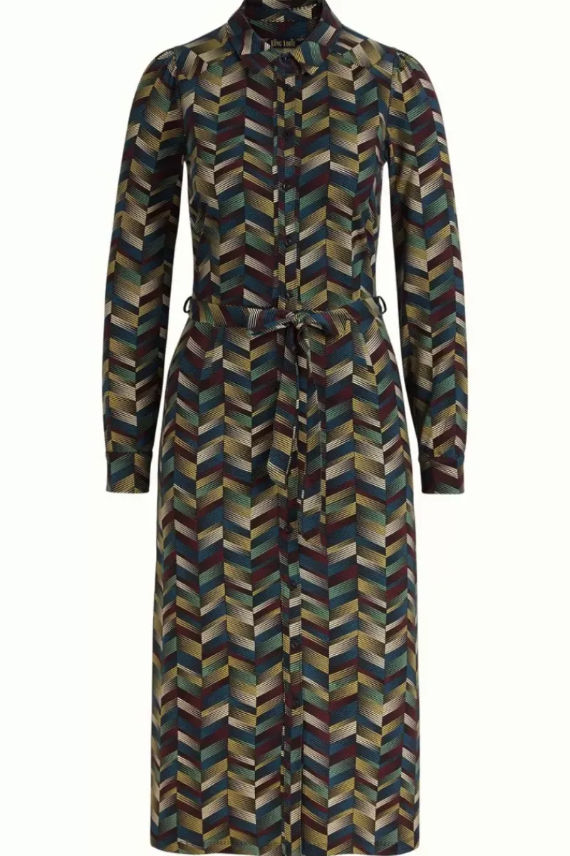 King Louie Jurken<Rosie Slim Fit Dress Swag Black