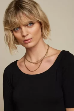 King Louie Tops & Shirts<Sarah Top Ecovero Light Black