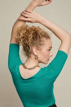 King Louie Tops & Shirts<Sarah Top Ecovero Light Aqua Green