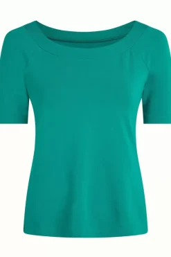 King Louie Tops & Shirts<Sarah Top Ecovero Light Aqua Green