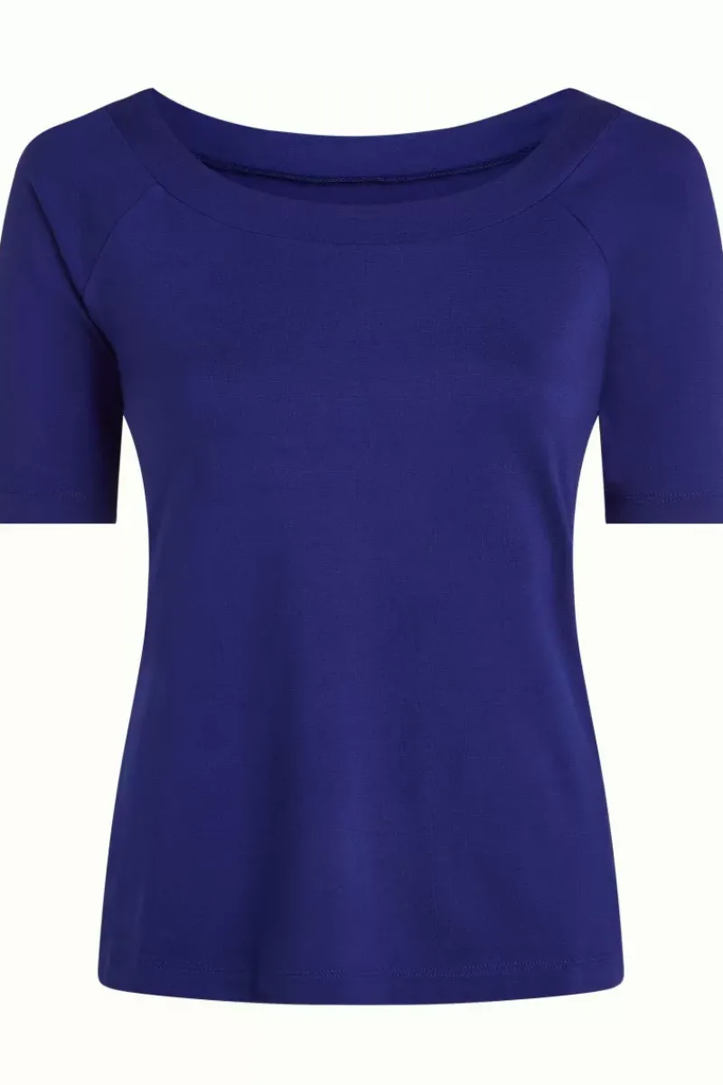 King Louie Tops & Shirts<Sarah Top Ecovero Light Deep Blue