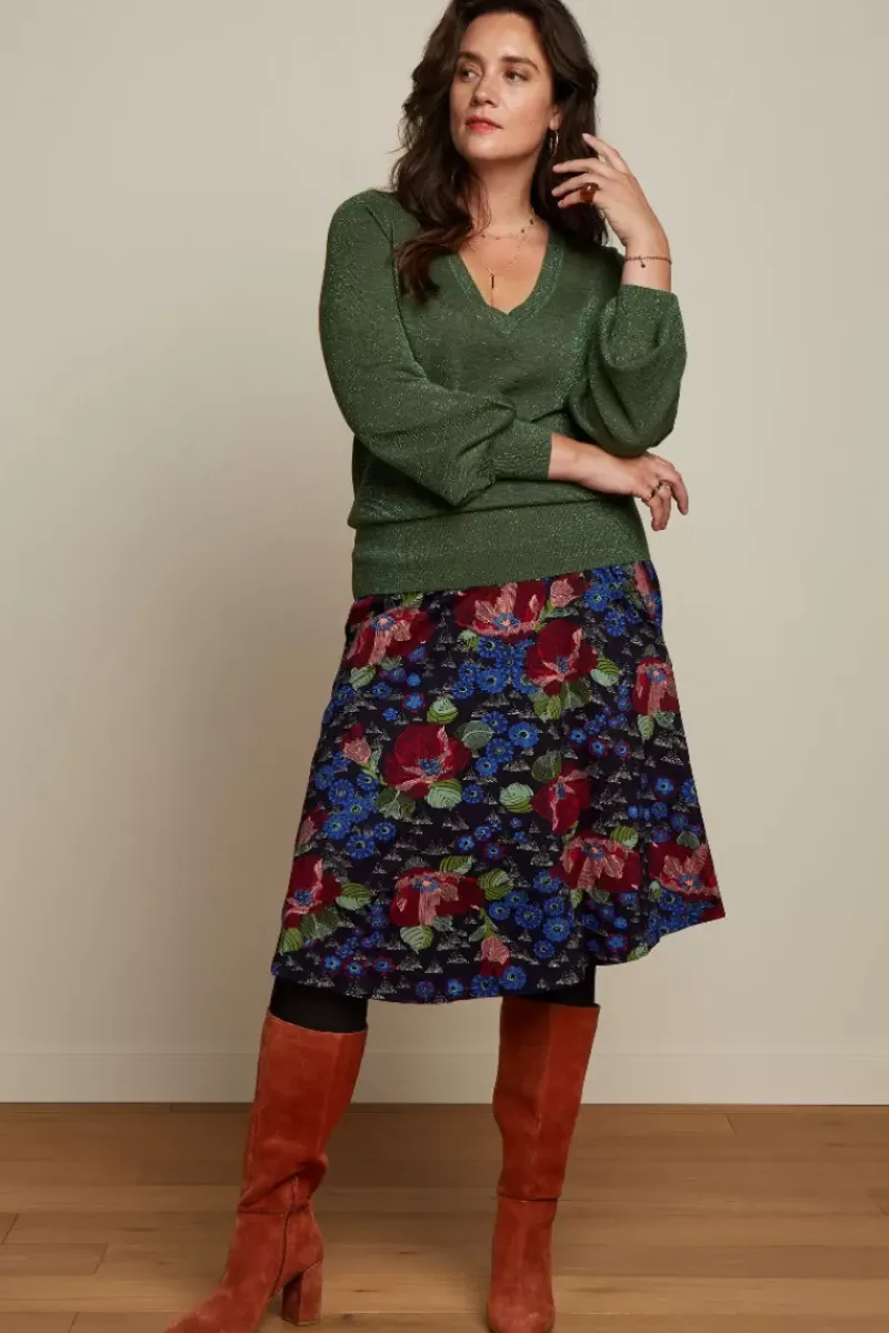 King Louie Rokken<Serena Skirt Rubell Black