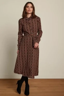 King Louie Jurken<Sheeva Dress Hotspot Mineral Red