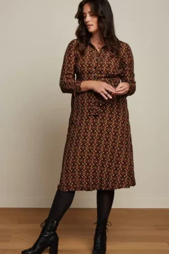 King Louie Jurken<Sheeva Dress Hotspot Mineral Red