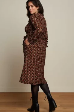 King Louie Jurken<Sheeva Dress Hotspot Mineral Red