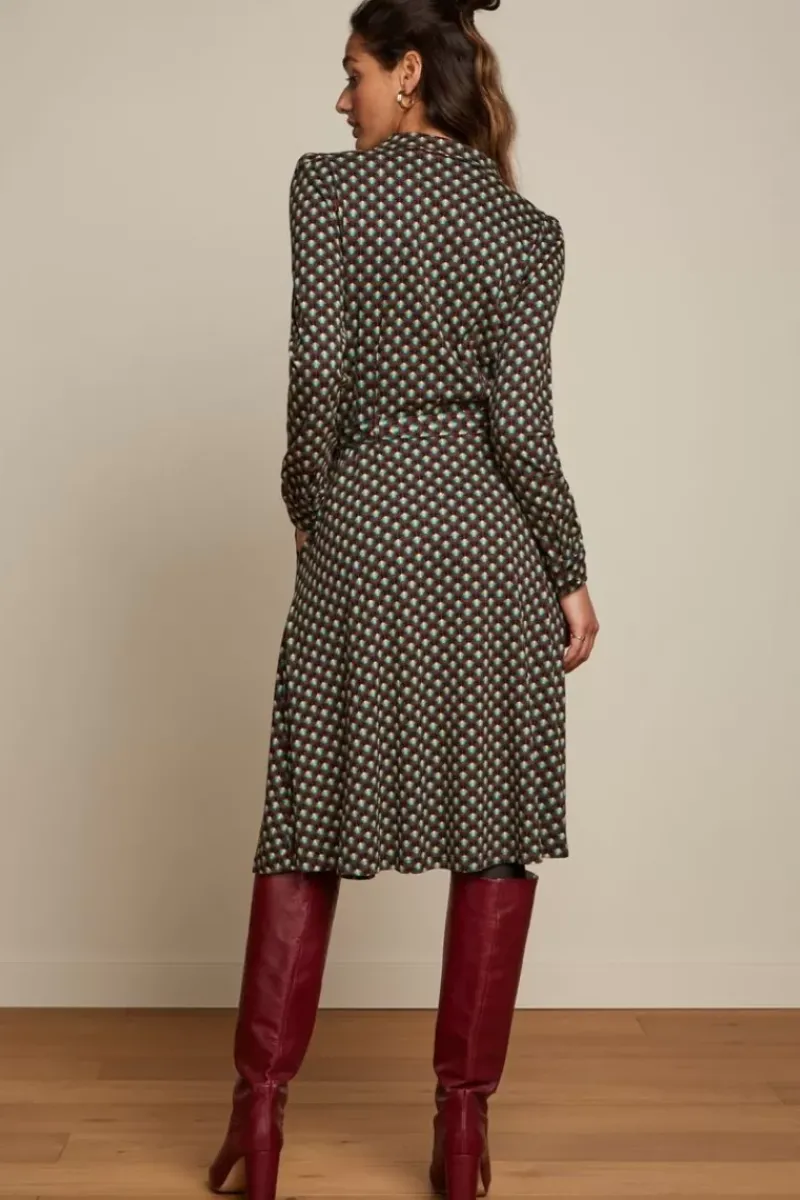 King Louie Jurken<Sheeva Dress Rizzoli Smoke Green