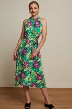 King Louie Jurken<Sherri Dress Guava Smoke Green