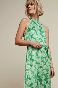 King Louie Jurken<Sherri Midi Dress Luna Lagoon Green