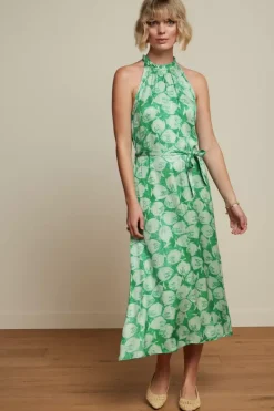King Louie Jurken<Sherri Midi Dress Luna Lagoon Green