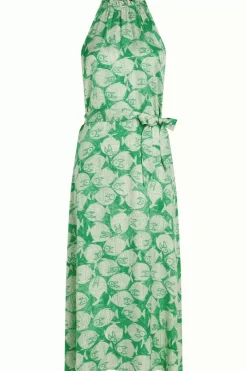 King Louie Jurken<Sherri Midi Dress Luna Lagoon Green