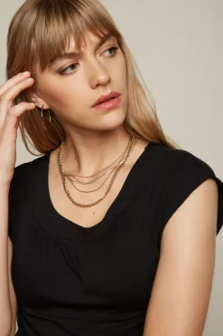 King Louie Tops & Shirts<Shirley Top Ecovero Light Black