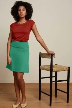 King Louie Tops & Shirts<Shirley Top Ecovero Light Sienna Red