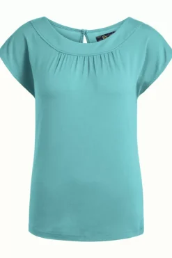 King Louie Tops & Shirts<Shirley Top Ecovero Light Matcha Green