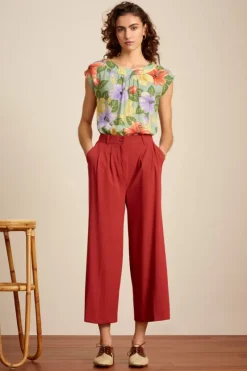 King Louie Tops & Shirts<Shirley Top Paco Spar Green