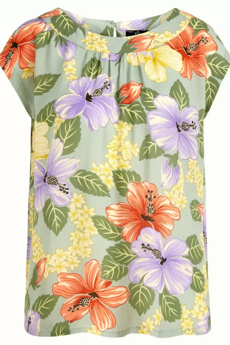 King Louie Tops & Shirts<Shirley Top Paco Spar Green