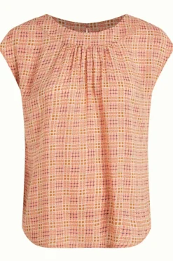 King Louie Tops & Shirts<Shirley Top Sapeuse Check Creampuff