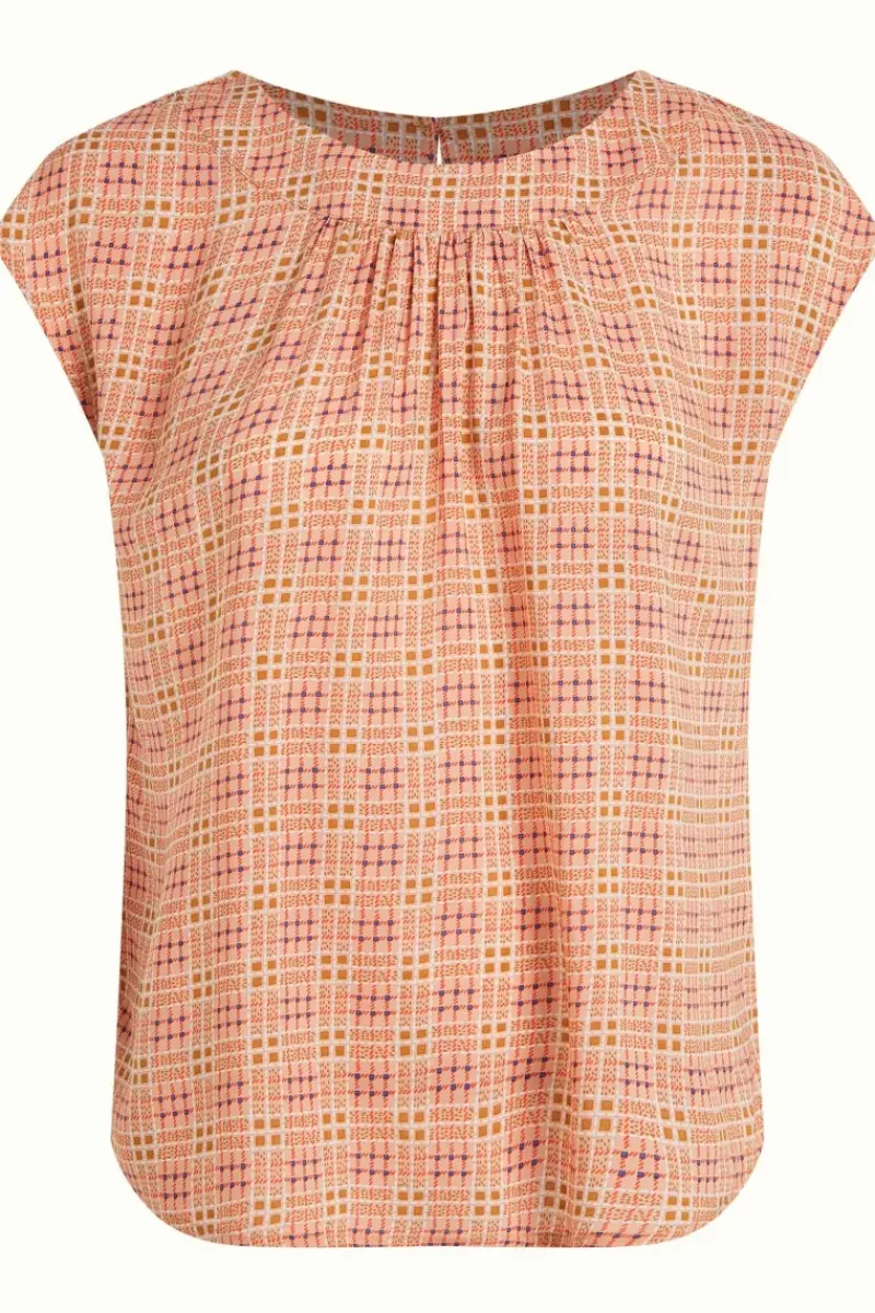 King Louie Tops & Shirts<Shirley Top Sapeuse Check Creampuff