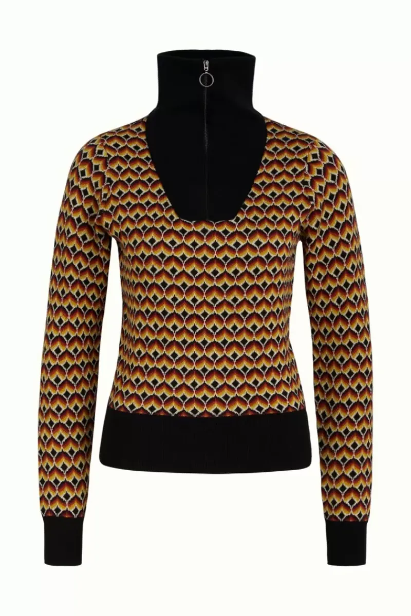King Louie Truien<Ski Zip Top Lollipop Black