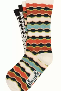 King Louie Vintage Accessoires<Sock 2-Pack Boyer Cream