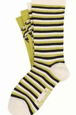 King Louie Vintage Accessoires<Socks 2-Pack Coraza Lentil Green