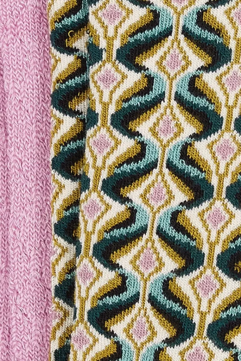 King Louie Vintage Accessoires<Socks 2-Pack La Sape Orchid Pink
