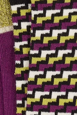 King Louie Vintage Accessoires<Socks 2-Pack Marsh Sparkling Purple
