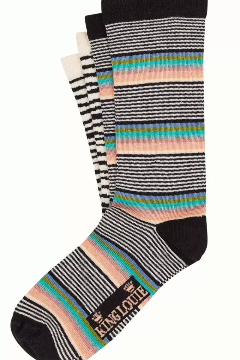 King Louie Vintage Accessoires<Socks 2-Pack Smithy Black