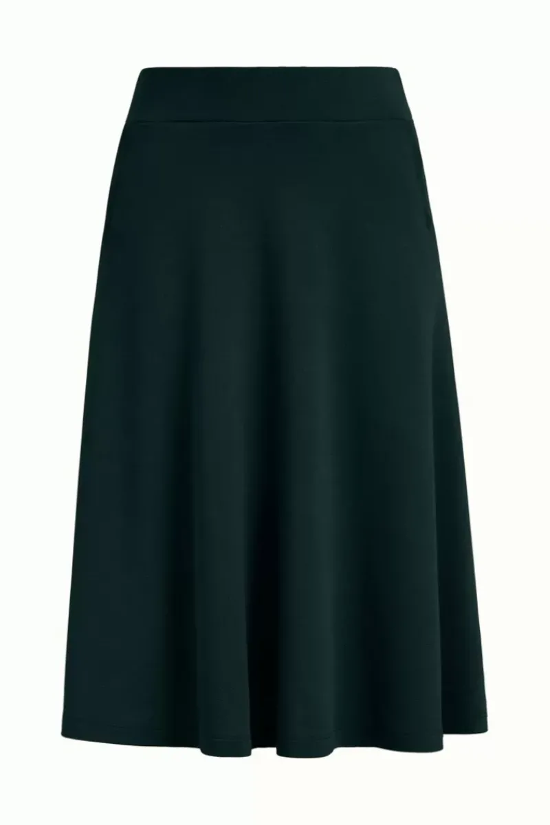 King Louie Rokken<Sofia Midi Skirt Milano Crepe Sycamore Green