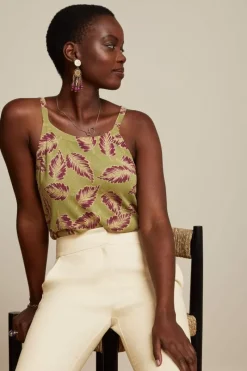 King Louie Tops & Shirts<Sofie Top Dominica Lentil Green