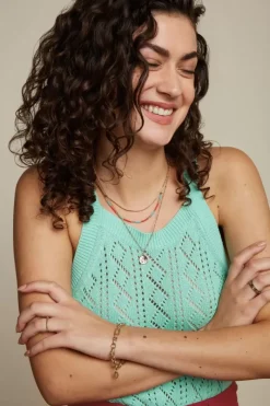 King Louie Tops & Shirts<Sofie Top Maisel Yucca Green
