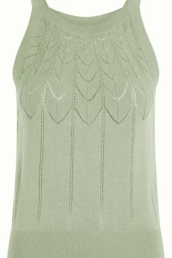 King Louie Tops & Shirts<Sofie Top Rocky Ajour Foam Green