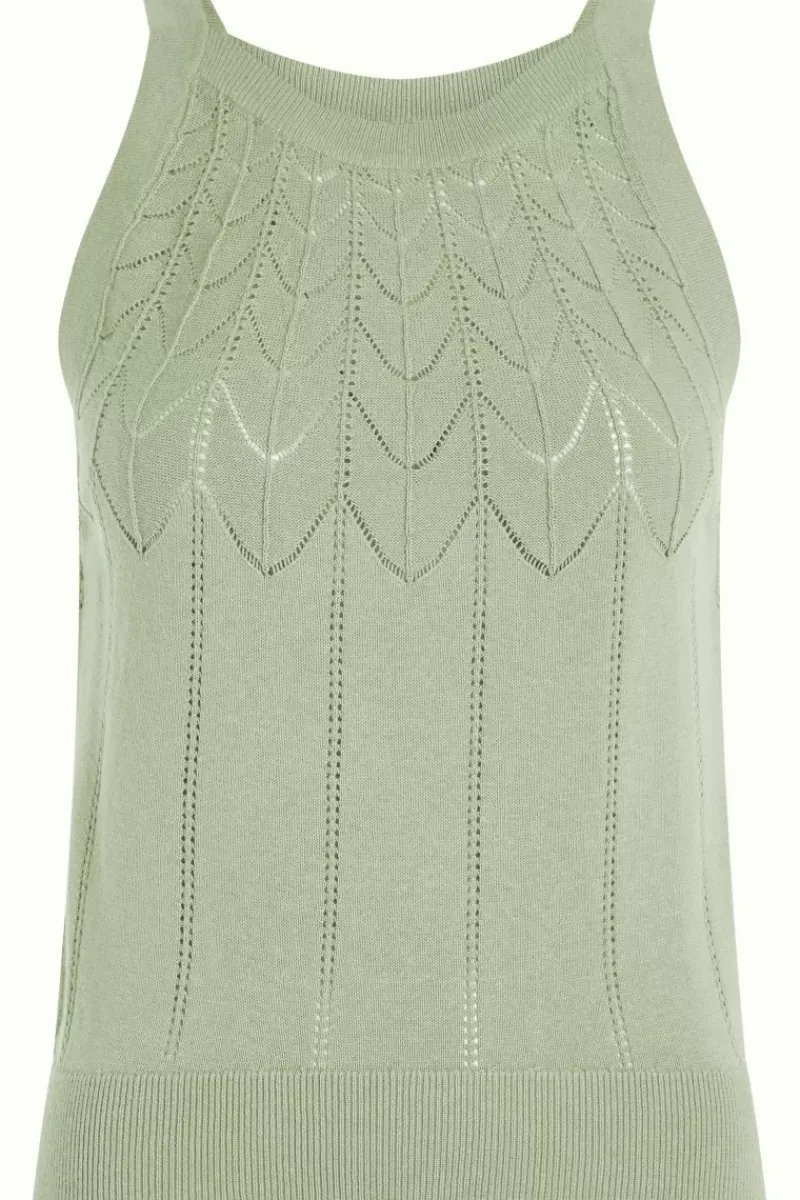 King Louie Tops & Shirts<Sofie Top Rocky Ajour Foam Green