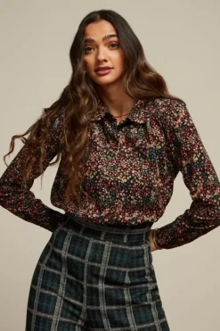 King Louie Blouses<Sophia Blouse Stage Black